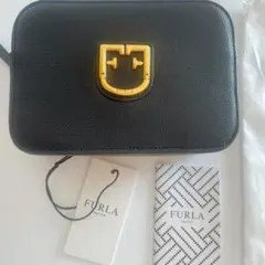 FURLA フルラ バッグ ウエストバッグ ブラック レザー