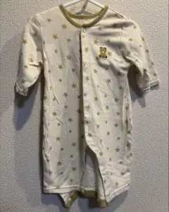 ベビー服 ロンパース 長袖 薄手 星柄 クマ柄 男の子 女の子 60-70cm