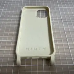MINTY ベージュ ソフトケース iPhone 12 mini ストラップ付き