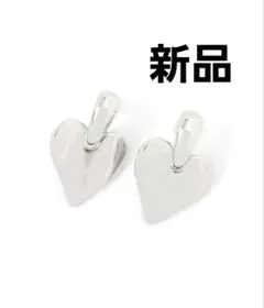 【新品】ALAND　3.3 Field Trip　ハートプレートピアス　シルバー