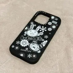 村上隆 カイカイキキ iPhone16pro ケース ブラック モノクロ