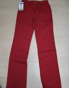 新品タグ付きBOBSON フィットジーンズ Tight Straight レッド