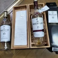 マッカラン25年空瓶箱付き
