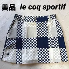 美品le coq sportif ルコックスポルティフ　ゴルフウェア　スカート