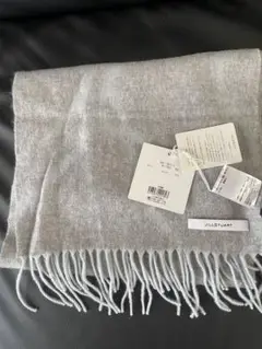 JILLSTUART グレー フリンジ付きマフラー 新品