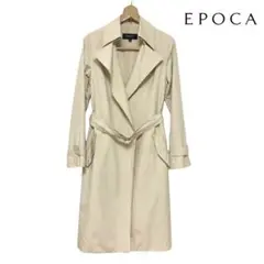 EPOCA ロングベルテッドコート チェスターコート 1B 40サイズ ベージュ