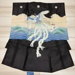 正絹 祝い着 お宮参り おかけ 絽 夏用 アンティーク 男の子