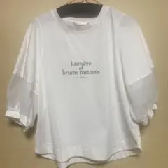 Auie F五分袖Tシャツ