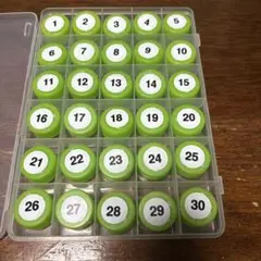 数字マッチング 絵合わせ ペットボトルキャップ 知育玩具　１〜３０