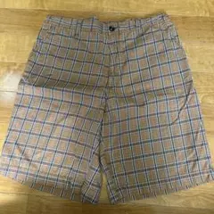 REUNION チェック柄ハーフパンツ サイズ34