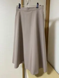 クチュールブローチのスカート　ベージュサイズ40