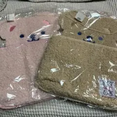 新品未使用　くまさんウォールポケット2個セット