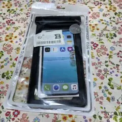 防水スマホポーチ ブラック 今時期必須 超高性能 プール 海 風呂 送料込み