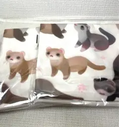 フェレット柄クッションカバー