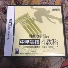 得点力学習DS 中学実技4教科　DS ソフト