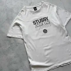 00s〜 old stussy ss link logo print tee
