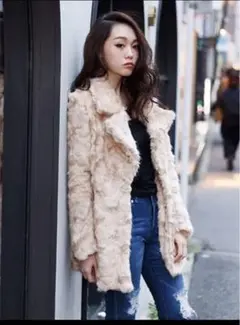 LIP SERVICE ファーコート新品