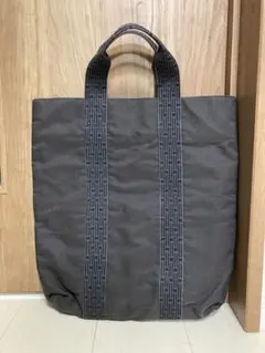 良品 HERMES エルメス エールライン カバス ハンド トート バッグ 縦長