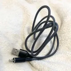 iPhone to USB 急速充電ケーブル ライトニング ブラック黒1m❶
