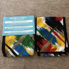 カラフルな熱中症対策タオル2枚セット