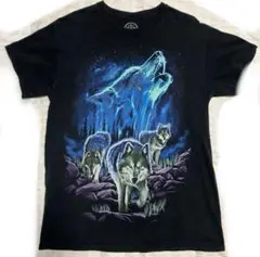 ODM Tシャツ　狼　アニマルプリント　半袖