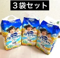 【新品未開封】moony おむつ オスッキリ 3袋セット Mサイズ