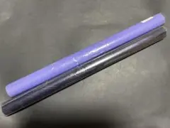 うす紫色と紺色　フェルト生地2枚セット　40cm