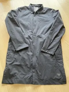adidas Three Stripes ステンカラーコート ブラック XL