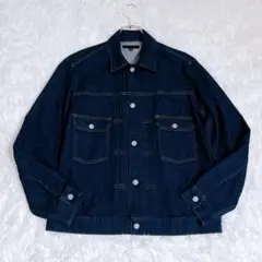 美品✨ ユニクロ デニムジャケット 2nd 濃紺 Lサイズ