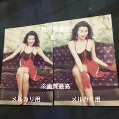 原田里香　ギリギリガールズ1993年　東京　生写真　画質最高　二枚セット