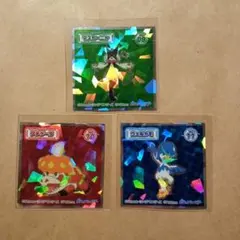 ポケモン　ウエハースシール　3枚