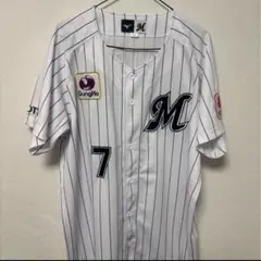 千葉ロッテマリーンズ　BSWブラックサマーユニフォーム　藤岡裕大#7 M 千葉ロッテマリーンズ BSWブラックサマーユニフォーム 藤岡裕大