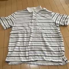 GU ストライプ ポロシャツ Sサイズ