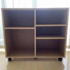 【MUJI 無印良品】パルプボードボックス キャスター付き　ヨコ仕様