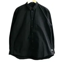 MASTER&CO. 綿 麻 長袖シャツ 黒