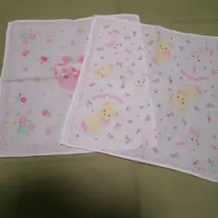メゾピアノ ガーゼハンカチ2枚セット
