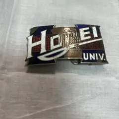 バックル　ビンテージ 法政大学 昭和レトロ
