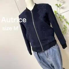 Autrice アウトリーチェ レディース ブルゾン 刺繍 レオパード ウール混