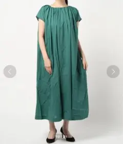 美品　AMERICAN HOLIC フレンチスリーブギャザーワンピース