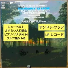 シューベルト：さすらい人幻想曲,ソナタN.14他/アンドレ·ワッツ(LPレコード