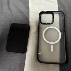 CASETiFY iPhone用クリアケース MagSafe対応　カードケース付