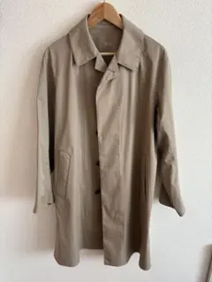 ステンカラーコート　ベージュ　UNIQLO