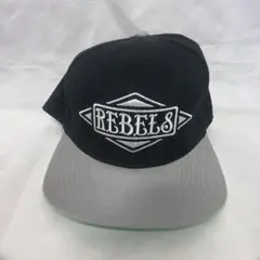 REBELEIGHT 8 ツバ裏 レベルエイト スナップバック ブラック グレー