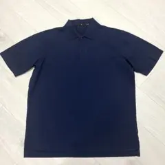 +J UNIQLO ジルサンダー リラックスフィットポロシャツ ネイビー M
