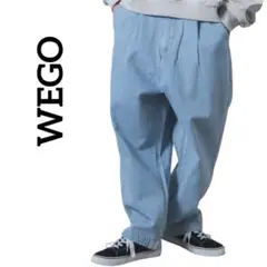 WEGO ウィゴー バルーンパンツ　デニムパンツ ライトブルー