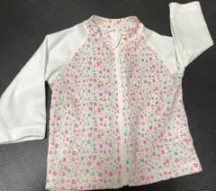 ベビー　ラッシュガード　80サイズ〜90サイズ　水着　小花柄　美品