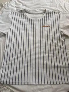 diadora ホワイトストライプ レディース Tシャツ Lサイズ