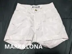 【美品】MARK&LONA カモフラ スカル ジャガード ショート パンツ