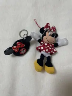 ミニーマウス ストラップ ぬいぐるみセット
