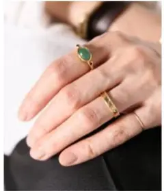 【最終価格】テンプル オブ ザ　サン　GREEN AVENTURINE リング